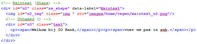 Stap 10. Exporteren naar HTML. Via Publish, Generate HTML Files kan je de gemaakte pagina als HTML file opslaan.