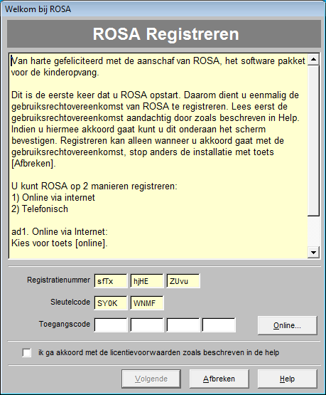 Systeem : Installatie Handleiding ROSA pagina: 11 Hoofdstuk : ROSA voor het eerst gebruiken selecteren uit de lijst [Drive] onder in het scherm.