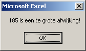 Oefening 1: Maak een applicatie die: Programmeren in VBA > Selecties Volgend bericht toont aan de gebruiker: en iteraties Als het resultaat = 0: "(<getal1>+<cte>) % <getal2> = <modulo> Perfecte