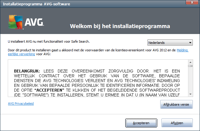 3. AVG-installatieprocedure Waar kan ik het installatiebestand verkrijgen Als u AVG Anti-Virus 2012 op uw computer wilt installeren, moet u over het meest recente installatiebestand beschikken.