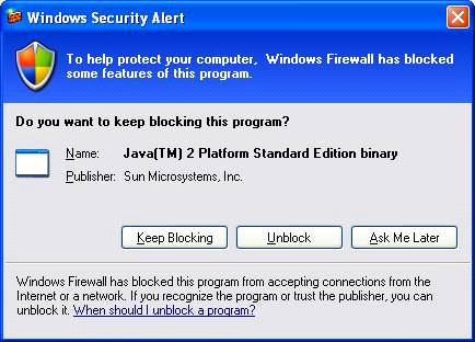 PF2 - FAQ Opstarten van de EPB- Software Veiligheidswaarschuwing van Windows Wanneer de EPB-Software wordt opgestart, verschijnt op het scherm de volgende veiligheidswaarschuwing van Windows Firewall