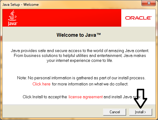 2. Java installeren Ga naar de website http://www.java.