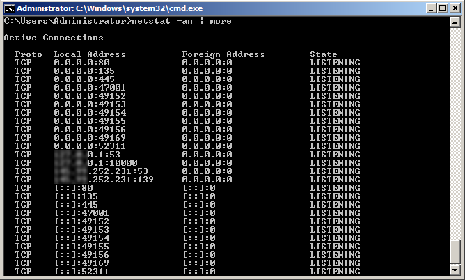 3.5 Webserversoftware 1. Installeer webserversoftware op de Linux- of Windows-server. 2. Controleer of de webserver ook via IPv6 beschikbaar zou moeten zijn.