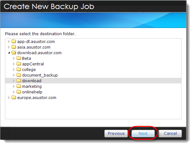 STAP 4 Selecteer de bestanden waarvan u een back-up wilt maken en klik vervolgens op [Volgende].