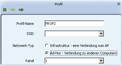 Configuratie onder Windows o Profiel configureren Bij het toevoegen van een nieuw of het bewerken van een bestaand profiel gaat er nog een venster op, waar de instellingen voor het profiel kunnen