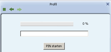 Configuratie onder Windows o PIN-invoer-procedure (PIN) Selecteer PIN-Code voor de PIN-invoer-procedure. Activeer het controlevakje "Auto". Klik op de knop "Verder".