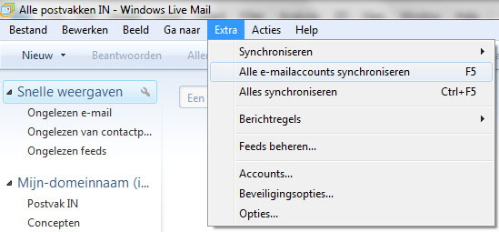 Instellen met Windows Live Mail (3/3) 8 U kunt desgewenst de naam van uw account aanpassen. Heeft u een bedrijfsnaam? Dan kunt u deze invullen in het tekstveld bij Organisatie.