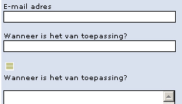 Als de clusters met bijbehorende vraagpatronen aangemaakt zijn, kunnen de producten zelf ingevoerd worden.