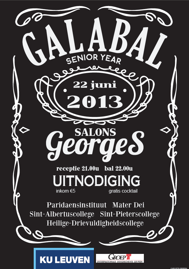 Op zaterdag 22 juni namen we op gepaste manier afscheid van onze zesdejaars op het galabal in de Salons Georges.