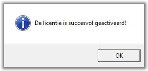 REGISTRATIE SOFTWARE LICENTIE Voordat u de software kunt registreren, dient uw PC aan internet verbonden te zijn. Alleen tijdens het activeren van uw licentie heeft u een internetverbinding nodig. 1.