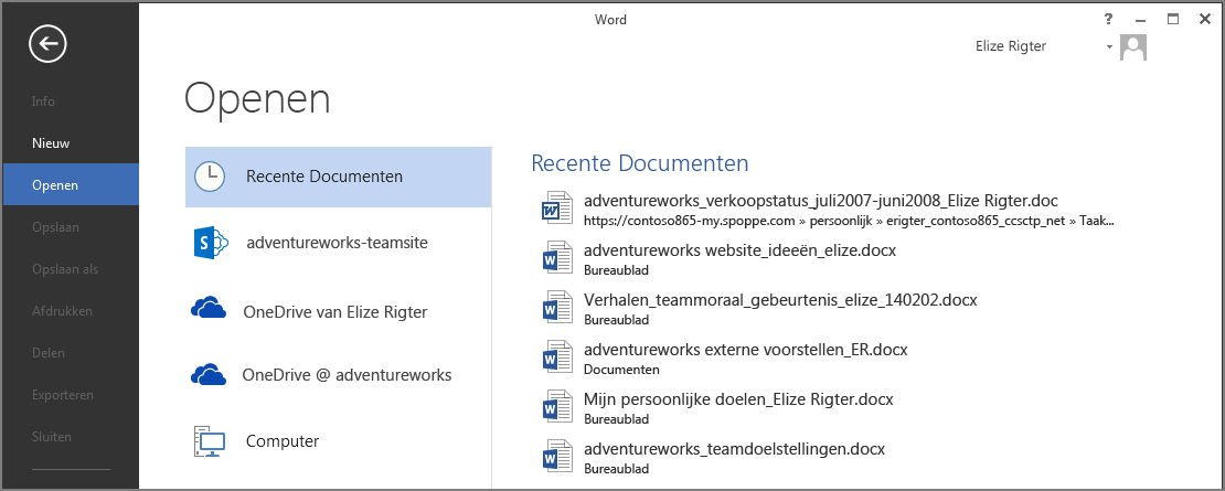 Word, Excel en PowerPoint Of u nu start vanuit uw bureaublad of online met Office 365, u kunt elk type document maken (Word-document, Excel-werkmap en PowerPoint-presentatie) en dit document