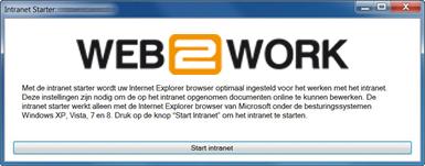 bestand voor meer informatie). Dubbelklik vervolgens op HomeIntranetStarter.exe om de intranetstarter uit te voeren.