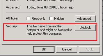 3 DLL-bestanden geblokkeerd Bij het gebruik van de Generis Scan Interface op een Windows 2008 R2 Server kan de volgende foutmelding verschijnen: Request for the permission of type 'System.Web.