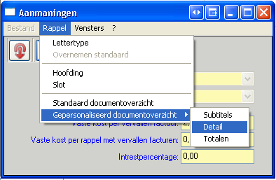 4.3. Standaard documentoverzicht - of - Gepersonaliseerd documentoverzicht Kluwer software T +32 (0)9 240 92 40 In de vorige versies was het middengedeelte, waarin de gegevens van de documenten