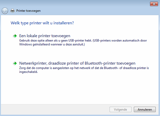 Uw werkomgeving instellen 3.1 Printers installeren Allereerst gaan we de printers installeren.