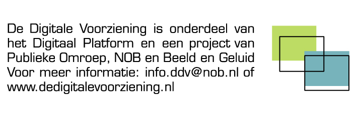 INHOUDSOPGAVE INHOUDSOPGAVE...2 0 REVISIE BESCHRIJVING...3 1 INLEIDING...3 2 PROJECT OVERVIEW...3 3 UITGANGSPUNTEN...4 3.1 HIGH-RES ENCODING FORMAAT BINNEN DDV...4 3.2 OPSLAGFORMAAT BINNEN DDV...4 3.3 AANLEVERFORMATEN.