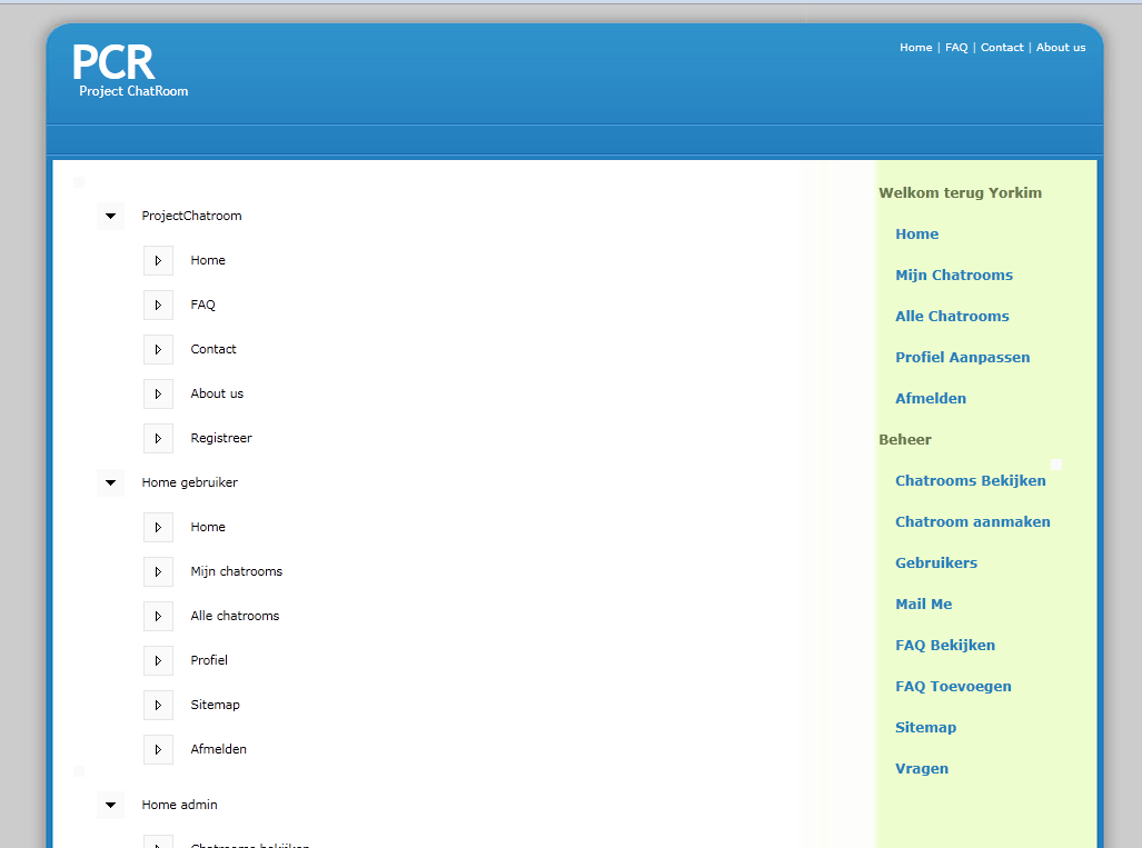 FAQ Toevoegen Sitemap Parmentier Yorkim