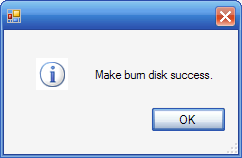 Kies nu voor de menuoptie Disk Make Burn Disk. De upgrade tool toont nu het Make Burn Disk -venster, met de MicroSD-kaart als beschikbare optie ( Generic SD/MMC USB Device ).