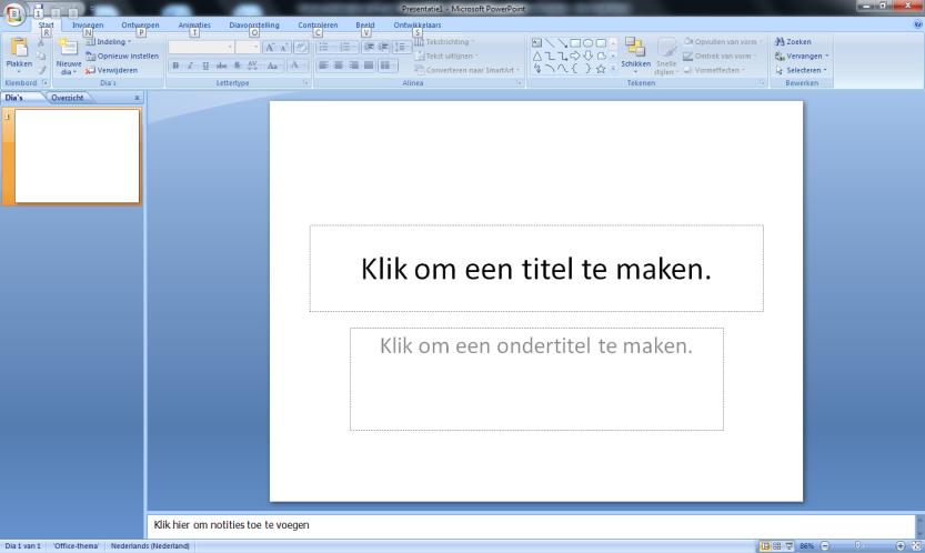 Hierbij kies je niet voor de standaardmanier van opslaan (PowerPoint-presentatie), maar voor PowerPointvoorstelling.