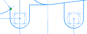 Richtlijnen voor schetsen Gebruik oa het Point-feature in een schets om de positie van (meerdere) boringen Hole-feature te