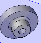 Drijfstangmechanisme in 3D tekenen met Solid Edge 16 Roteren van het stuk. Kies de optie en maak een keuze rond welke as er moet geroteerd worden.