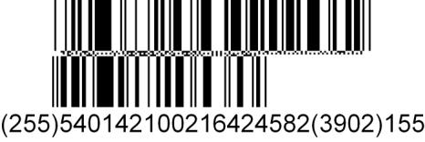 4. Hoe wordt het GCN in de barcode vertaald? 4.1. Wat is GS1 DataBar?