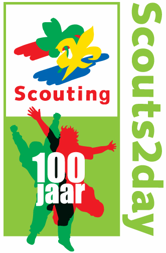 tijdens een grootse Scouts2day scout 100 jaar Scouting in Nederland