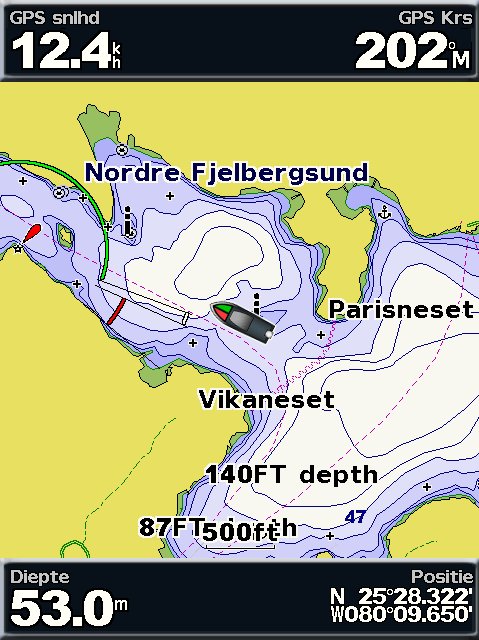 Kaarten gebruiken Waypoints: hiermee geeft u bestaande waypoints weer, sorteert of filtert u deze of maakt u nieuwe waypoints. Nieuw waypoint: hiermee markeert u een nieuw waypoint.