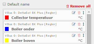 8.1 Filter maken Bij het aanmaken van het filter ziet u aan de linkerzijde alle parameters van de regeling staan (show all).