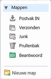 Wanneer u een bericht wilt verplaatsen kunt u die in bijvoorbeeld Postvak IN aanvinken en vervolgens op de ( geselecteerde items verplaatsen ) knop klikken.