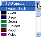 Impress Module 3 De tekstkleur wijzigen Open het bestand Teksteffect van de RedNose cd. Selecteer de titel van de eerste dia, De geschiedenis van Internet. Klik op Opmaak, Teken.