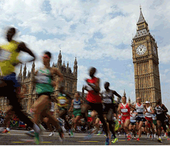 London Marathon London, een fantastische stad die iedereen wel eens wil bezoeken!