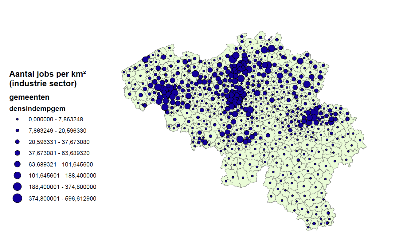 Co-locatie en Spillovers (i) Regionale