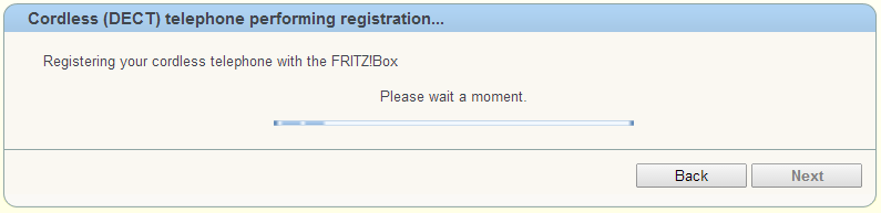 De FRITZ!Box toont welke aansluitmogelijkheden nog beschikbaar zijn. In het voorbeeld melden we een DECT toestel aan kies optie DECT.