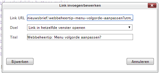 Invoegen van hyperlink Voor het invoegen van een link, volg je de volgende stappen. 1. selecteer de tekst die je wilt linken met je cursor 2. Klik in het tabblad invoegen op link 3.