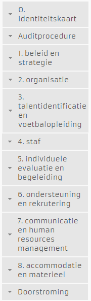 5. Start voorbereiding audit Via Foot PASS Online kan u met de voorbereiding van het auditdossier starten.