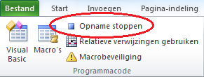 Ook hier moet je opletten, want Excel maakt al gebruik van veel combinaties die met de Ctrltoets gestart kunnen worden. Denk aan Ctrl+B voor vetgedrukt, Ctrl+C voor kopiëren.