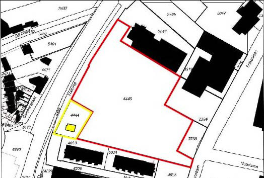 263-2 263-1 263-3 situatietekening met kadastrale gegevens bron: kadaster 2013 legenda: 263-1 Kavel 4444 sectie