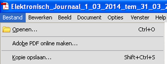 3 Info: via de optie kopie opslaan in acrobat reader kunt u het bestand