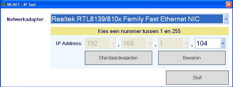 SR.NET - software gebruiken in netwerk 8.