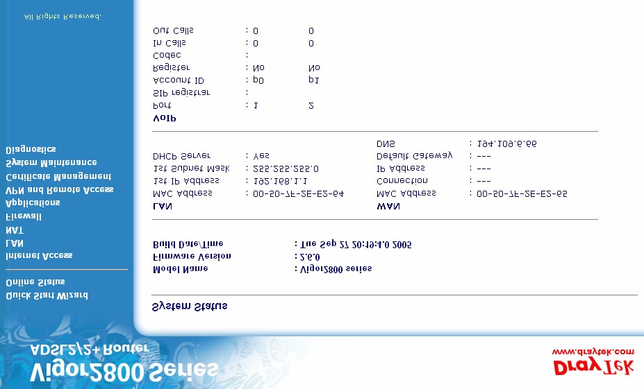 Klik op OK om door te gaan. Standaard heeft de router geen gebruikersnaam en wachtwoord. Wij raden u aan om alvorens de installatie te starten uw wachtwoord te wijzigen. 3.