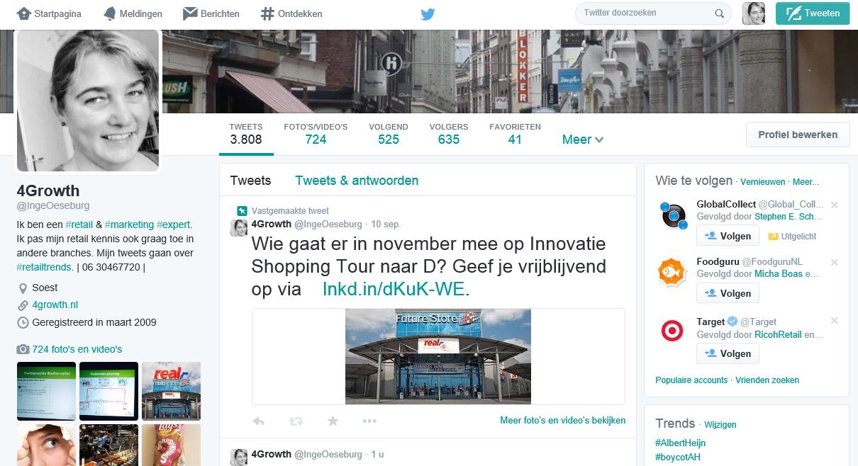 nl/blog/ Twitteren 4Growth @IngeOeseburg (>625 volgers)