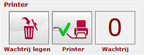 3. CarianWop. Het dashboard van CarianWop wordt getoond. 3.1. Printer Dit onderdeel geeft de status aan van de printer voor het afdrukken van zowel de Thuisbezorgd.nl als de CarianKP productiebonnen.