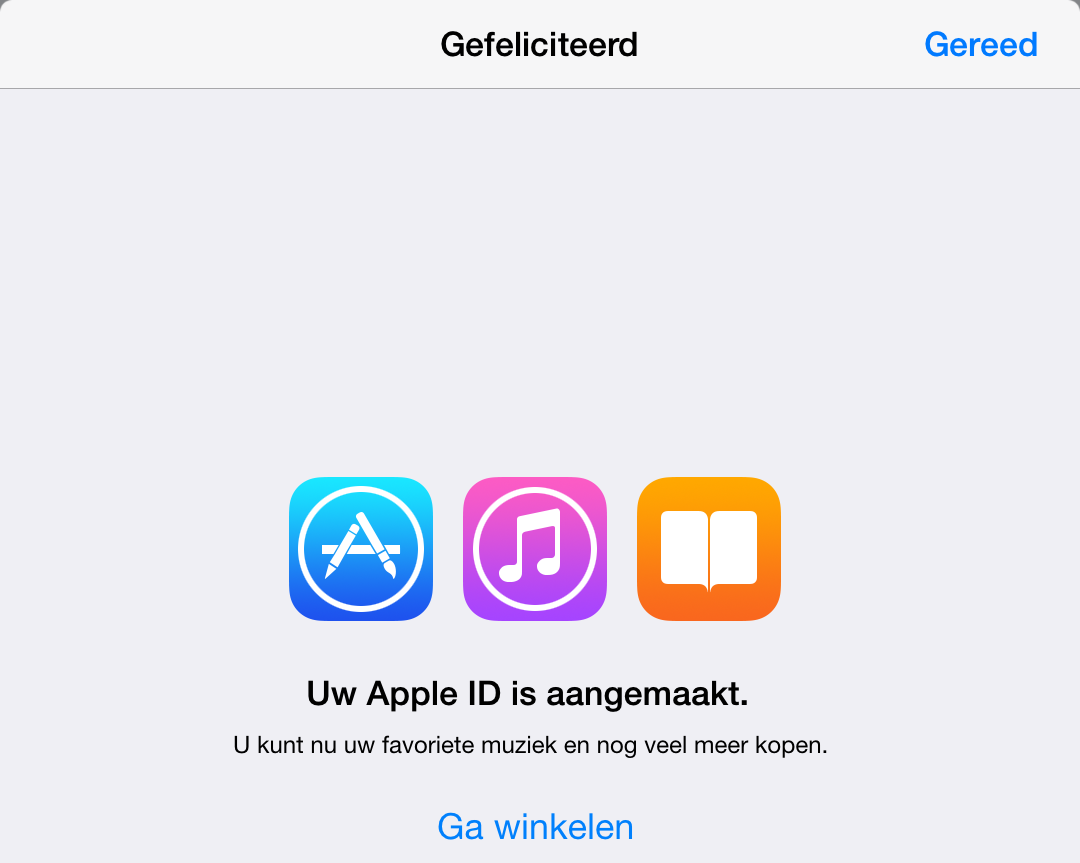 Bonusbijlage Een Apple ID maken 11 U aanmaken van het Apple ID is nu gereed: U bent nu in de App Store.
