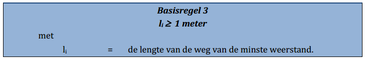 HOE? OPLOSSEN BASISREGEL 3 minimale lengte van de weg van