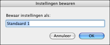 AFDRUKKEN UIT MAC OS X 29 Gebruik van voorinstellingen Door instellingen voor afdrukopties op te slaan op de vaste schijf, kunt u specifieke instellingen voor een bepaalde taak laden als