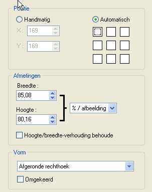 Een kader maken Met deze functie kunt u een nieuwe selectie om een actieve selectie maken met het menu [Selectie > Kader selectie]. 1. Maak een nieuwe selectie. 2.