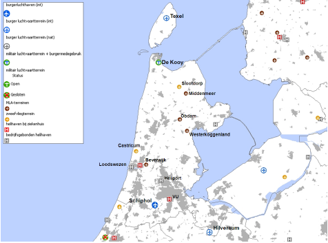 3 Luchtvaart in Noord-Holland Met ondermeer een internationale luchthaven, een militaire luchthaven, luchthavens voor zakelijk en recreatief verkeer (inclusief luchtsporten) en zweefvliegluchthavens,