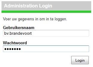 Beheerders Dashboard Wijken, kalenders, gebruikers en activiteiten kunnen worden onderhouden middels de Beheerders interface. Deze interface is beschermd met een wachtwoord.