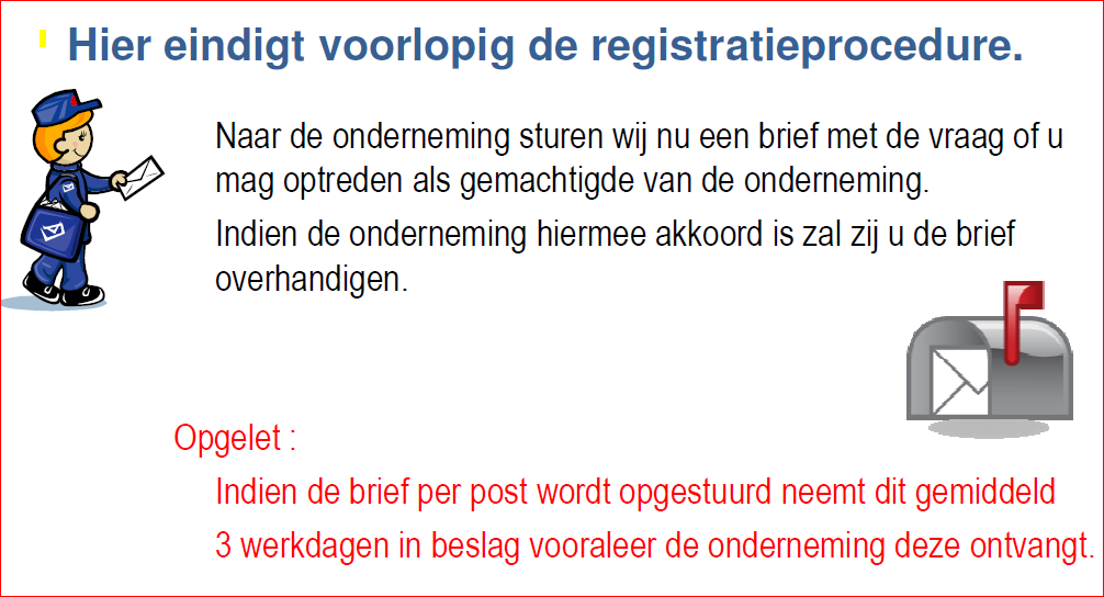 STAP 2 : registreer een